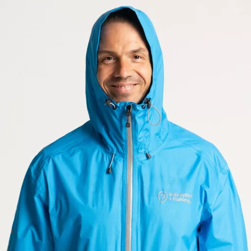 Adventer & Fishing Windbreaker Széldzseki kék S kabát