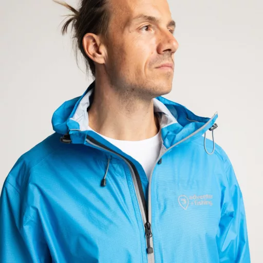 Adventer & Fishing Windbreaker Széldzseki kék S kabát