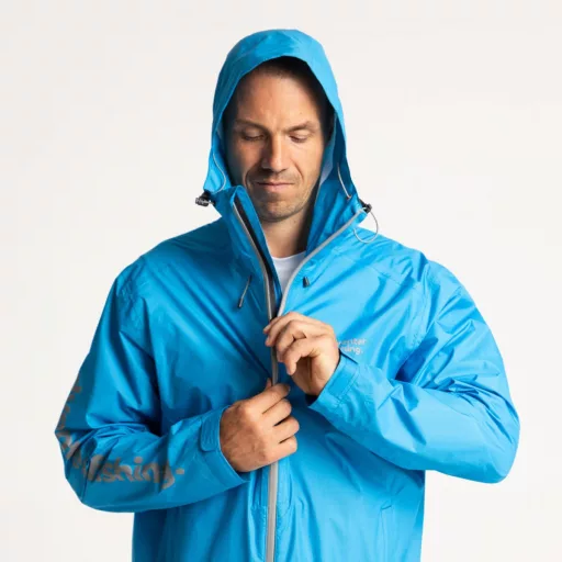 Adventer & Fishing Windbreaker Széldzseki kék S kabát