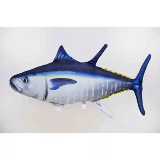 EnergoTeam atlanti kékúszójú tonhal alakú párna, 65 cm