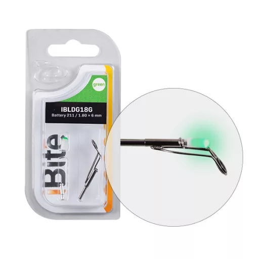 iBite 211 Kit 1,4 × 2,4–6 mm zöld LED-es feeder spiccgyűrű készlet