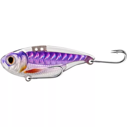 LIVETARGET Sonic Shad Blade Bait ezüst kék 5 cm 11 g rezgő pengecsali