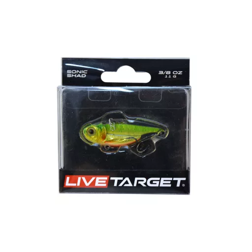 LIVETARGET Sonic Shad Blade Bait ezüst kék 5 cm 11 g rezgő pengecsali