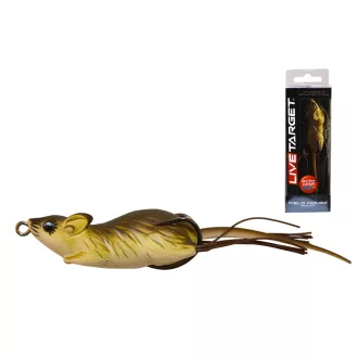   LIVETARGET Mouse Walking Bait barna fehér 6 cm 11 g állatutánzatú műcsali