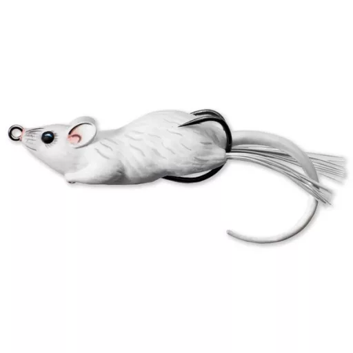 LIVETARGET Mouse Walking Bait barna fehér 6 cm 11 g állatutánzatú műcsali