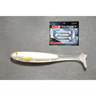   LIVETARGET Slow-roll Shiner Paddle Tail Pearl ezüst barna 8,5 cm gumihal