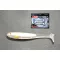LIVETARGET Slow-roll Shiner Paddle Tail Pearl ezüst barna 8,5 cm gumihal