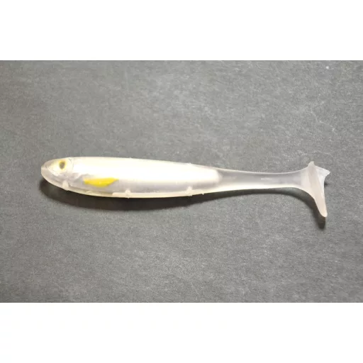 LIVETARGET Slow-roll Shiner Paddle Tail Pearl ezüst barna 8,5 cm gumihal