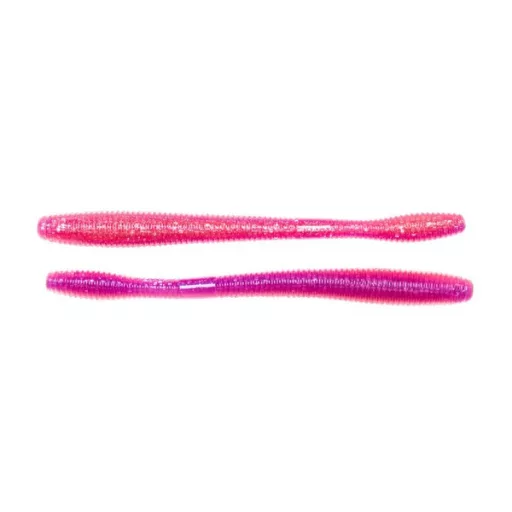 LIVETARGET 4,5" Straight Tail Worm rózsaszín-lila 11,4 cm süllyedő 4 db/csomag lágy műcsali