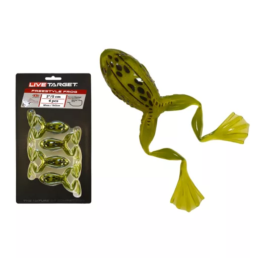 LIVETARGET 2” Freestyle Frog 2,0 TAN-barna 5 cm úszó béka műcsali