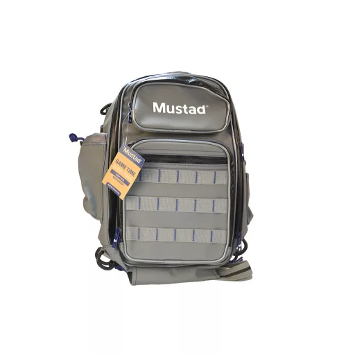 Mustad Game Time Sling Pack - Tackle - Multi szürke/kék hátizsák