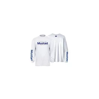   Mustad Brand UV Repreve+spandex világosszürke hosszú ujjú felső S
