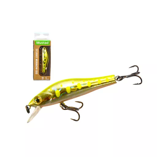 Mustad Scurry Minnow 55S Abalo Abalone Flash 7,6 g minnow wobbler