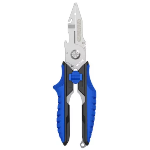Mustad Multifunkciós Rugós 7,5" 19 cm zsinórvágó olló
