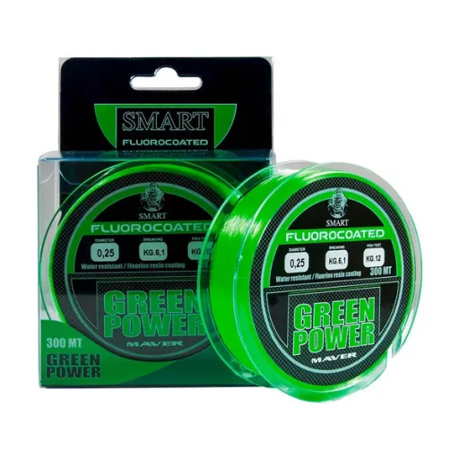 Maver Power Fluorine 0,16 mm 300 m zöld monofil főzsinór
