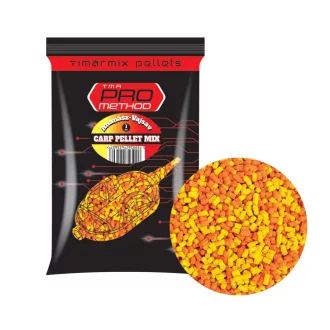   Timár Mix Pro Method Carp Pellet Ananász-vajsav 1,5 mm 800 g etetőpellet