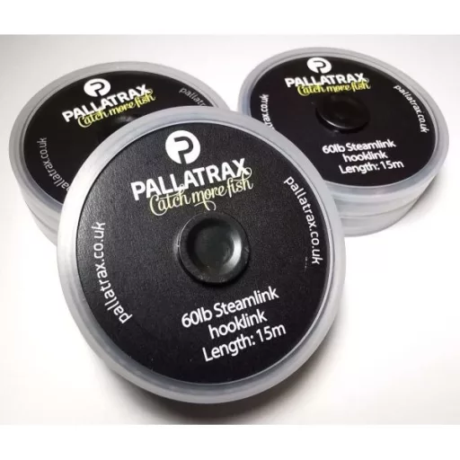 Pallatrax Hooklinks Steamlink 15 m 25 lb fonott előkezsinór