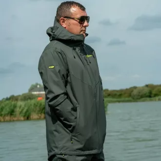   RidgeMonkey Apearel Thermapro Shell vízálló zöld S kabát