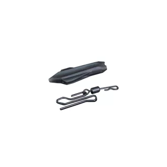   RidgeMonkey Connexion UNI Ólomklipsz Silt fekete silt black ólomkapocs 5 db/csomag