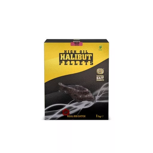 SBS High Oil Halibut Pellets Fish 4 mm 1 kg etetőpellet