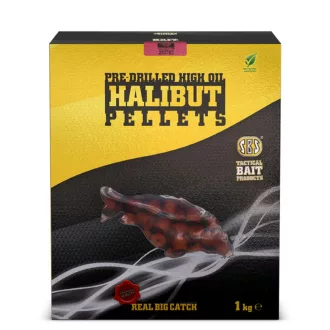   SBS High Oil Pre-drilled Halibut Pellet 14 mm 1 kg etetőpellet