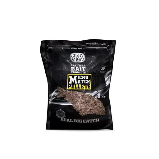 SBS Micromatch Betain Pellet Strawberry 1,5 mm 1 kg etetőpellet