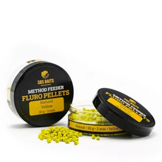   SBS Method Feeder Fluro Pellets Yellow (natúr) 3 mm 30 g wafter csali