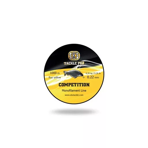 SBS Competition Monofilament 0,30 mm 1000 m fluo sárga monofil főzsinór
