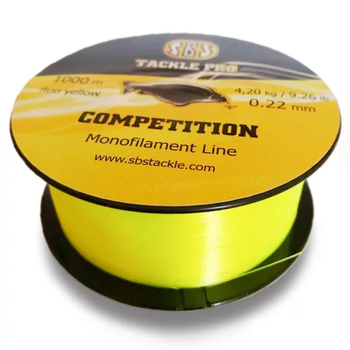 SBS Competition Monofilament 0,30 mm 1000 m fluo sárga monofil főzsinór