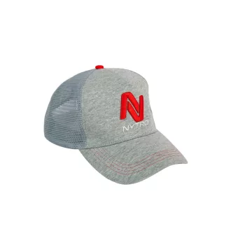   Nytro Trucker Mesh Back világos melírozott szürke UNI baseball sapka