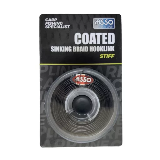Asso CLASSIC süllyedő BRAID STIFF 10 m 15 lb fonott előkezsinór