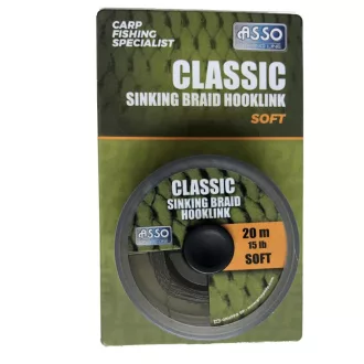   Asso CLASSIC süllyedő BRAID SOFT 20 m 45 lb fonott előkezsinór