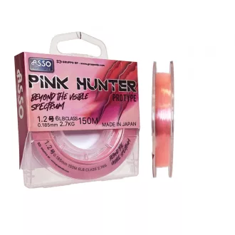   Asso PINK HUNTER 0,185 mm 150 m fluorocarbon bevonatos monofil főzsinór