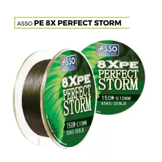   Asso Pe8x Perfect Storm 0,24 mm 150 m 18,5 kg fonott főzsinór