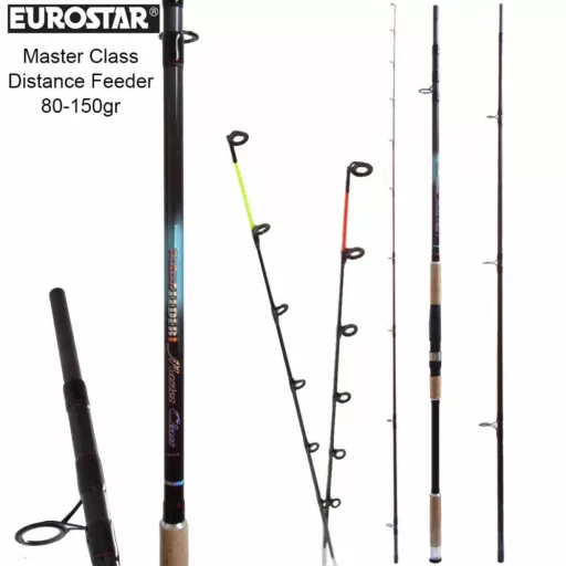 Eurostar Master Class Distance Feeder 3,90 390 cm 80–150 g 3+2 részes feeder horgászbot