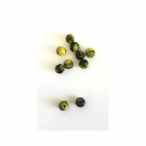 Silstar Camou gumi gyöngy 6 mm terepszínű ütköző gyöngy 10 db/csomag