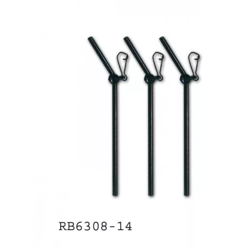 Silstar feeder Boom Hajlított 30 cm gubancgátló cső 3 db/csomag