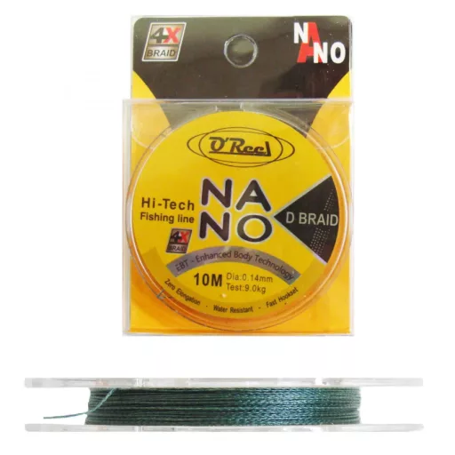 Oreel Nano D Braid 0,18 mm 10 m fonott előkezsinór
