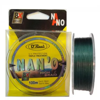 Oreel Nano High Braid 0,14 mm 100 m fonott főzsinór