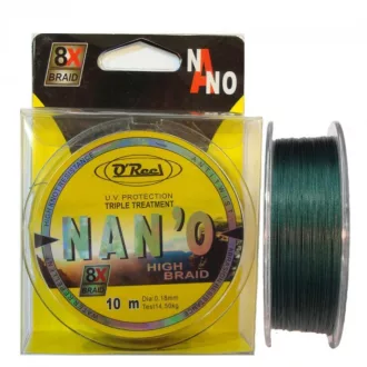 Oreel Nano High Braid 0,14 mm 10 m fonott előkezsinór
