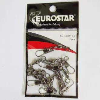 Eurostar Bizt.Karab. 08 forgókapocs 10 db/csomag