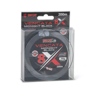   Uni Cat Vencata Midnight Black 8X fonott zsinór 400m / 0,50mm / 48kg
