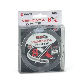 Uni Cat Vencata White 8X fonott zsinór