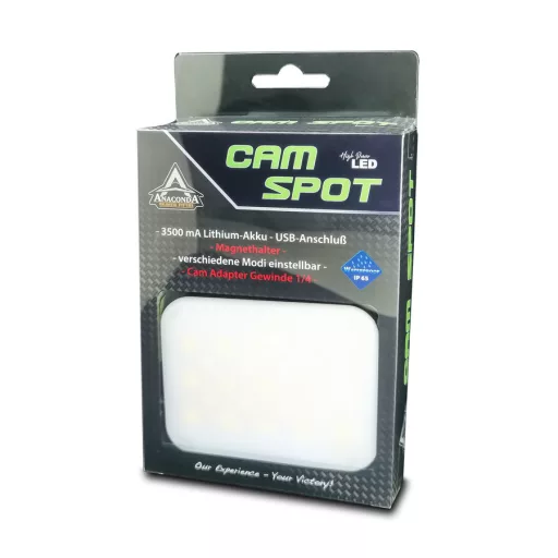 ANACONDA Cam Spot sátor lámpa / litium akkumlátor / 3500mAh / 80x65x20mm