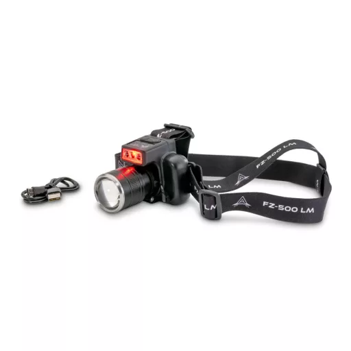 ANACONDA FZ-500LM 500 lumenes, szenzoros fejlámpa zoom funkcióval
