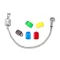 ANACONDA Vipex Steel Cube Hanger swinger / rozsdamentes acél / multi color