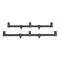 ANACONDA BLAXX 3 Rod Goal Post Buzzer profi aluminium keresztartó / 44cm