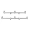 ANACONDA Gunmetal 3 Rod Goal Post Buzzer profi aluminium kereszttartó / 44cm