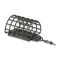 MS RANGE feeder etetőkosár rozsdamentes acél / zöld / 32X24X32mm