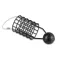 MS RANGE feeder etetőkosár rozsdamentes acél zöld / 80g / 27X32mm